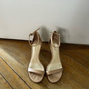 Enzo Angiolini Strappy Nude Heel